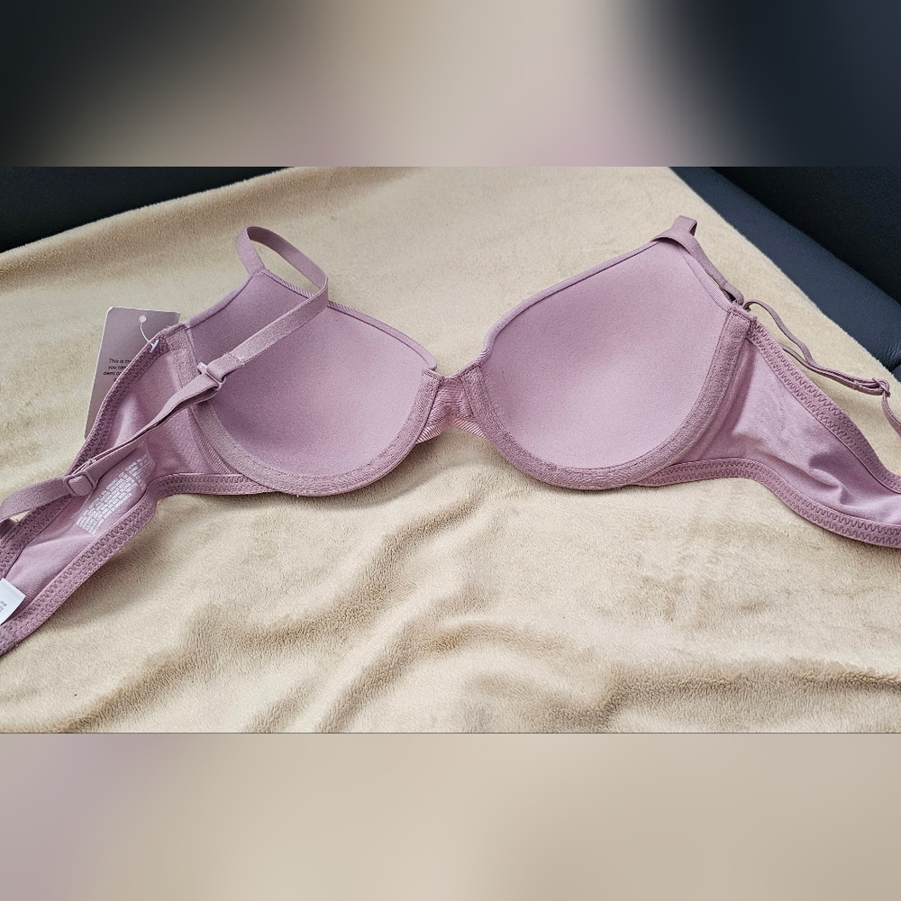 Auden Light Purple "The Everyday" Demi Coverage, Lightly Lined T-shirt Bra. NWT - Picture 5 of 8